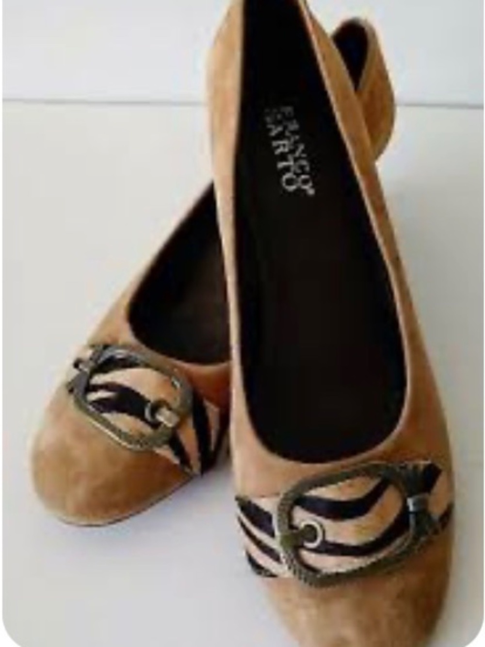 ⭐️Franco Sarto Women’s Brown Suede Pumps - size 7.5